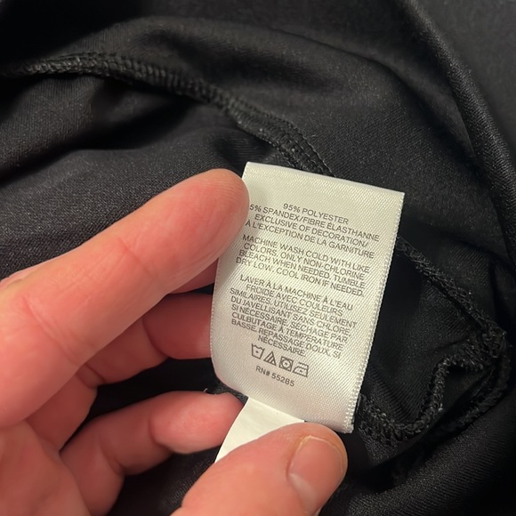 Express Cropped Track Jacket with Rainbow Sleeves, Sporty, Size M - Picture 5 of 7